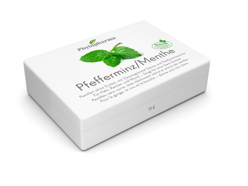 PHYTOPHARMA Menthe Pastilles 40 Pièces