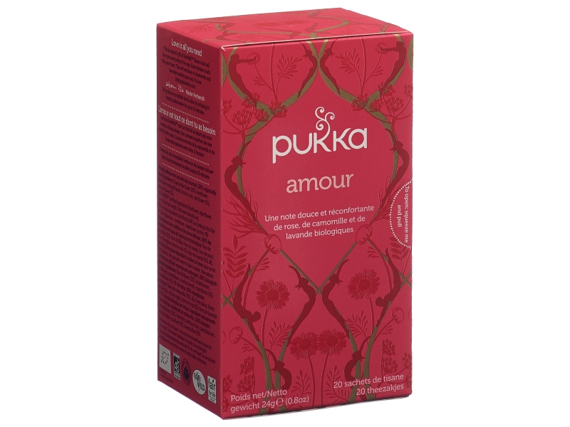 PUKKA Amour Thé bio sachets 20 pièces