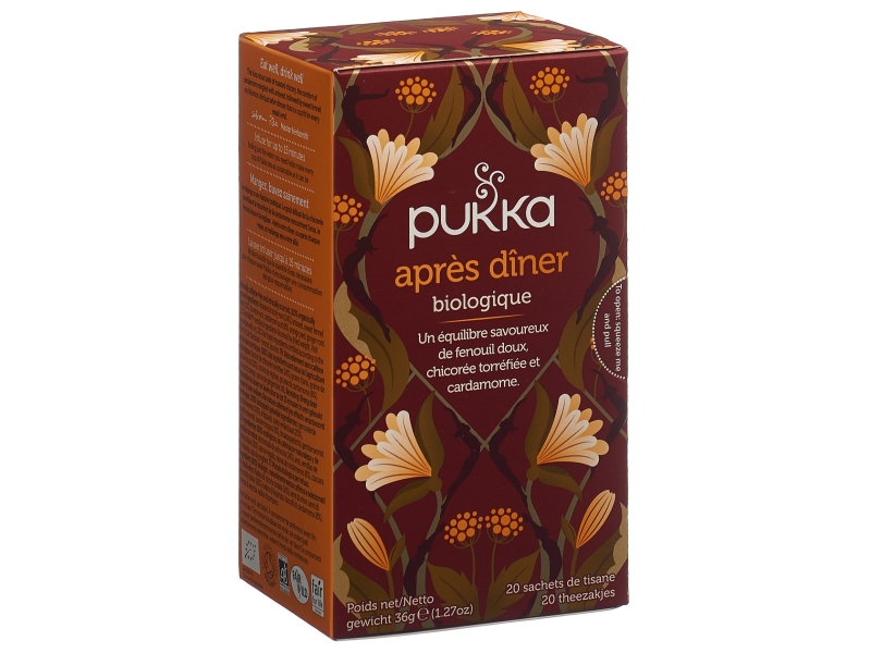 PUKKA Après Diner Thé bio sachets 20 pièces