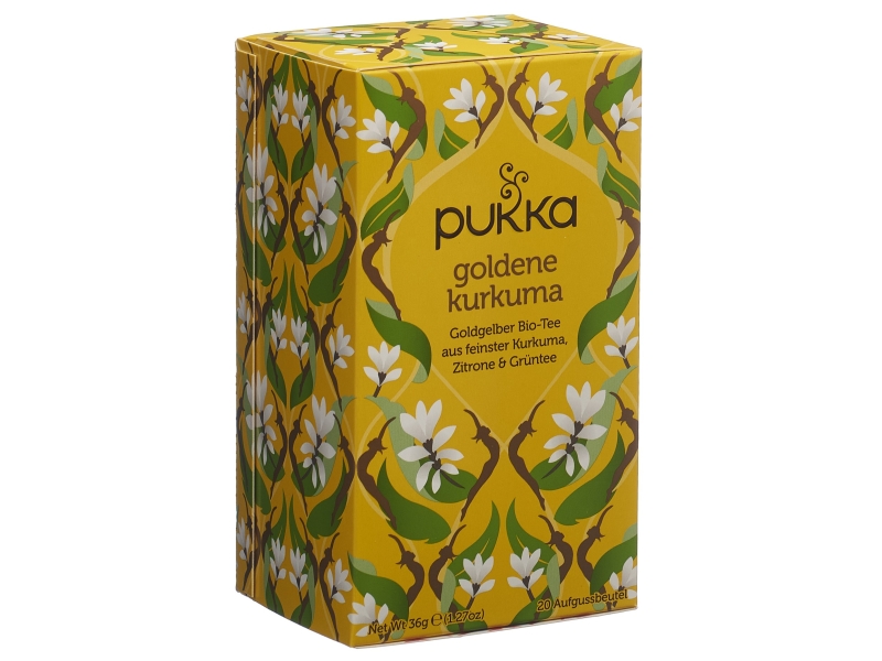 PUKKA or de curcuma thé Bio sachet 20 pièces