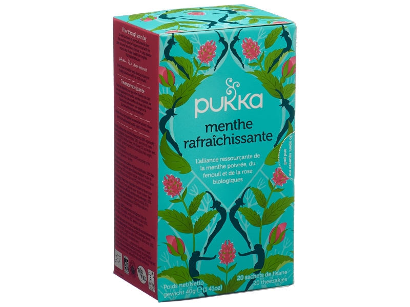 PUKKA Menthe Rafraîchissante Thé bio sachet 20 pièces